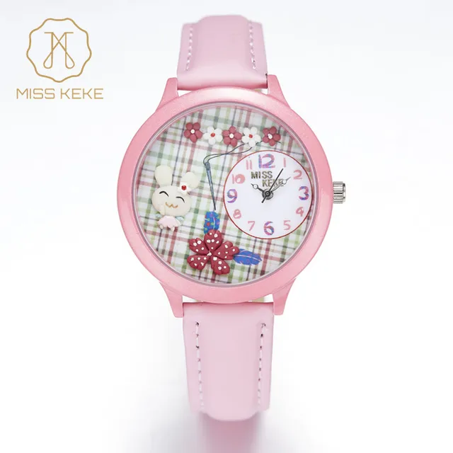 2016 New MISS KEKE 3D Clay Cute Cartoon ORZ Rabbit Kids Watches Relogio Feminino 2016 New MISS KEKE 3D Clay Cute Cartoon ORZ Rabbit Kids Watches Relogio Feminino