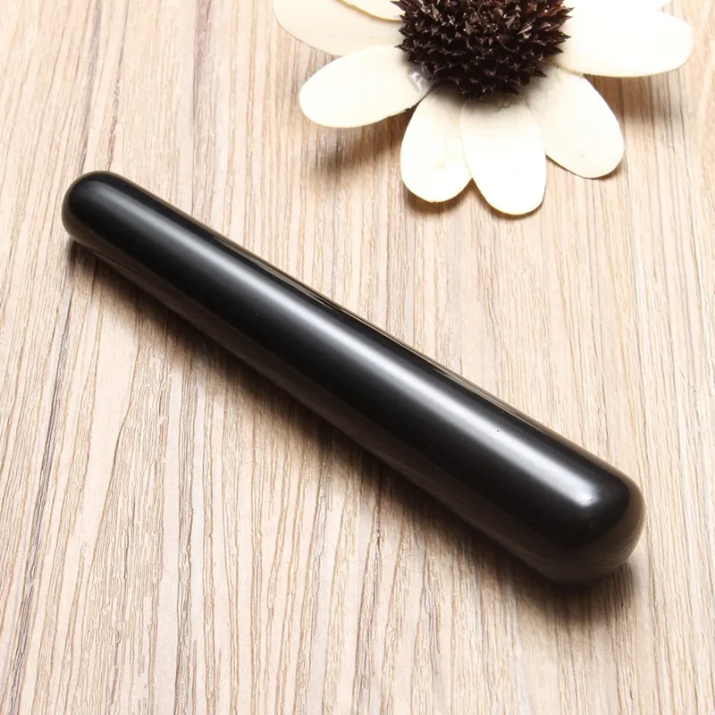 KiWarm 10x20 мм натуральный черный обсидиан палочки для Йони драгоценный камень массаж тела жезл удовольствия палка игрушки для упражнений ремесла подарок на день рождения