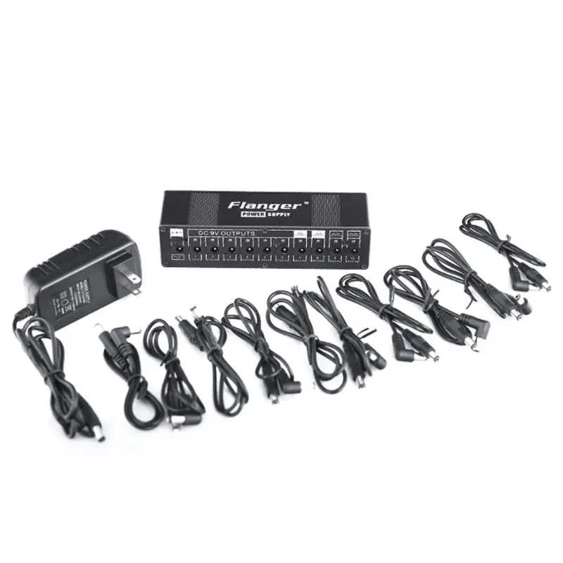 

1Set Effect Pedal Power Supply Adapt 9V100mA 9V500mA 12v500mA 18V500mA Metal Shell