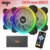 Aigo 2019 DR12 120mm Cooler Fan Double RGB PC Fan Охлаждающий Вентилятор Для компьютера Silent Gaming Case With IR Remote Controller fan