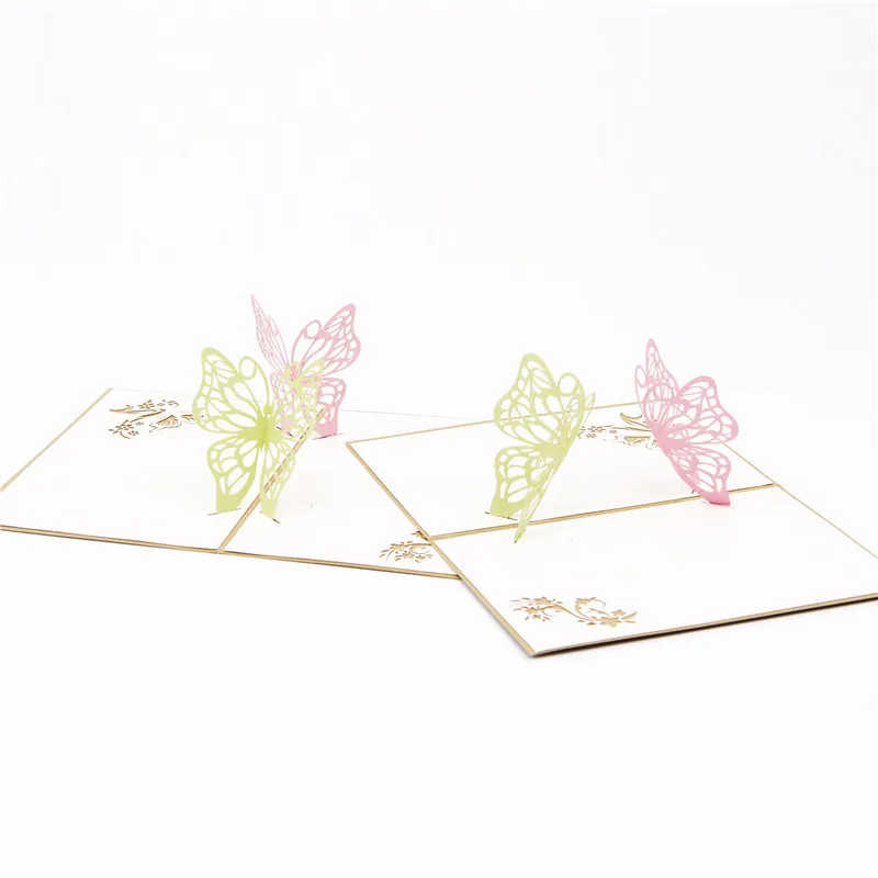  Handmade Birthday Greeting Card 3D Invitation Card for Birthday Wedding Party H99F - 33035665643