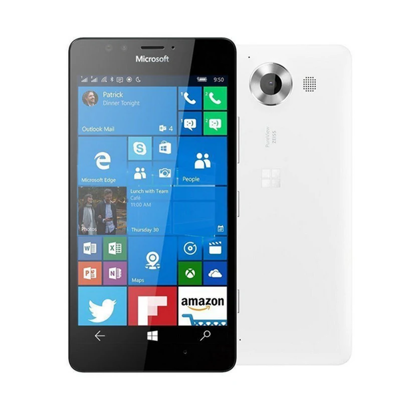 950 Original Nokia Microsoft Lumia 950 Windows 10 Unlocked 4G LTE GSM 5.2'20MP WIFI GPS Hexa Core 3GB RAM 32GB ROM Free shipping