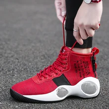 Кроссовки мужские высокие баскетбольные кроссовки для мужчин кроссовки Атлетическая Удобная мужской уличный Спортивный обувь Zapatillas chaussure homme