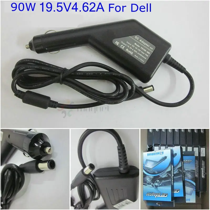 19.5V 4.62A 90W Laptop Car Charger PA 10 For Dell Vostro 1000 1088 1200