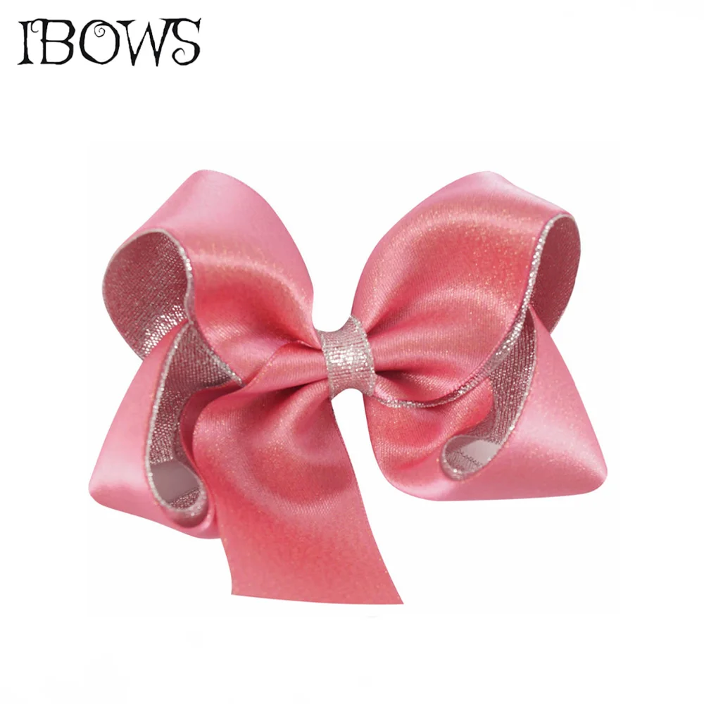 

4.5'' Organza Ribbon Hair Bow With Clip For Kid Girls New Arrival Hairpins Hair Accessories Headwear
