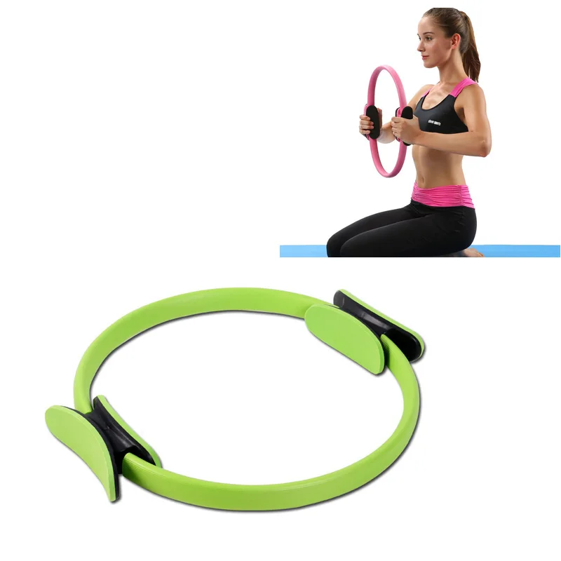 

Yoga Circle Dual Grip Pilates Ring Magic Circle Muscles Body Exercise Yoga Fitness Slimming Tool