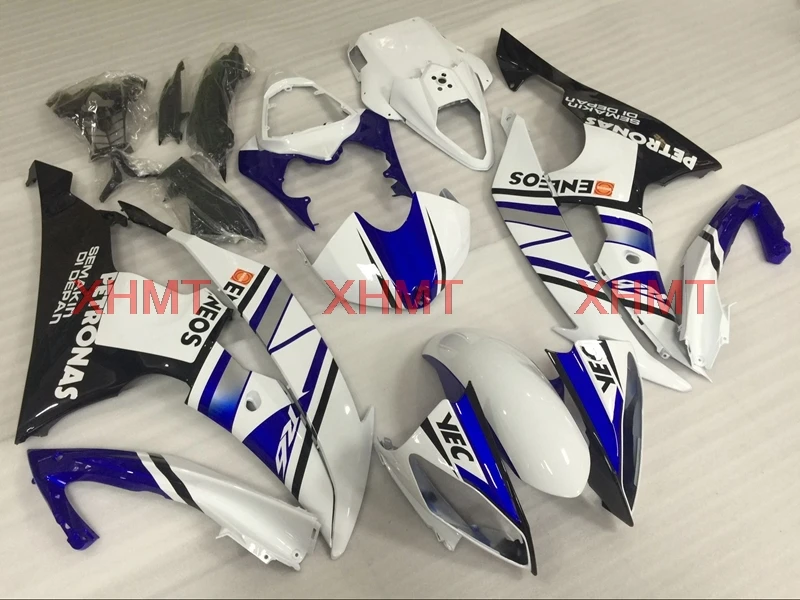 Для YZF600 R6 2008- тело Наборы YZF R6 Abs обтекатель YZF R6 14 15 синие белые обтекатели - Цвет: injection moulding