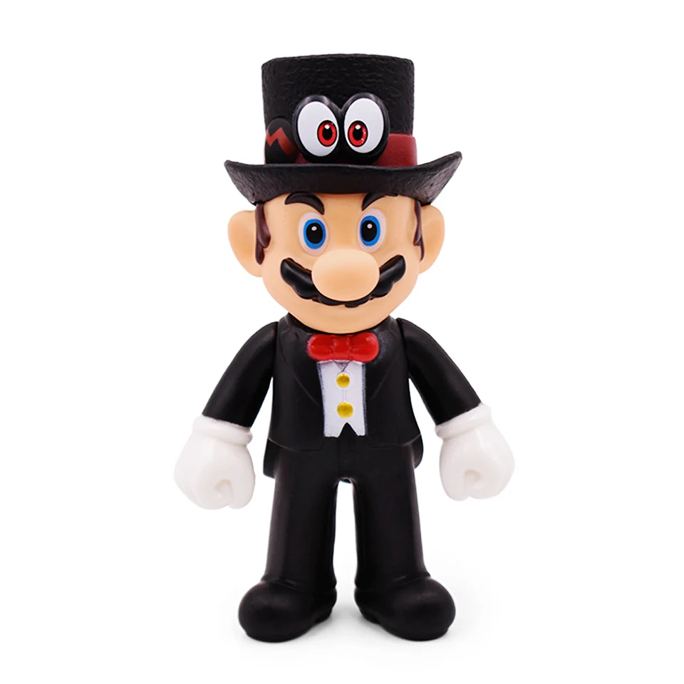 J 8-15 см Фигурки "Супер Марио" игрушки Super Mario Bros Bowser Luigi Koopa Yoshi Mario Maker Odyssey ПВХ фигурка модель игрушки куклы - Цвет: J