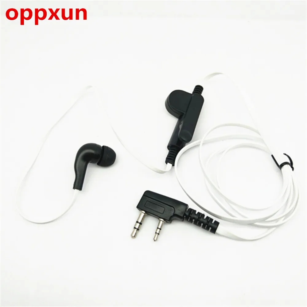Oppxun 2Pin КАПСЮЛЬ PTT MIC гарнитура для портативной рации Baofeng UV-5R UV-82 BF-888S