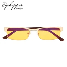 LX17005 eyepepper компьютерные очки для чтения с оптическим half-обод Frame-UV400, 96.9% синий светильник блокировки лучше спать считыватели