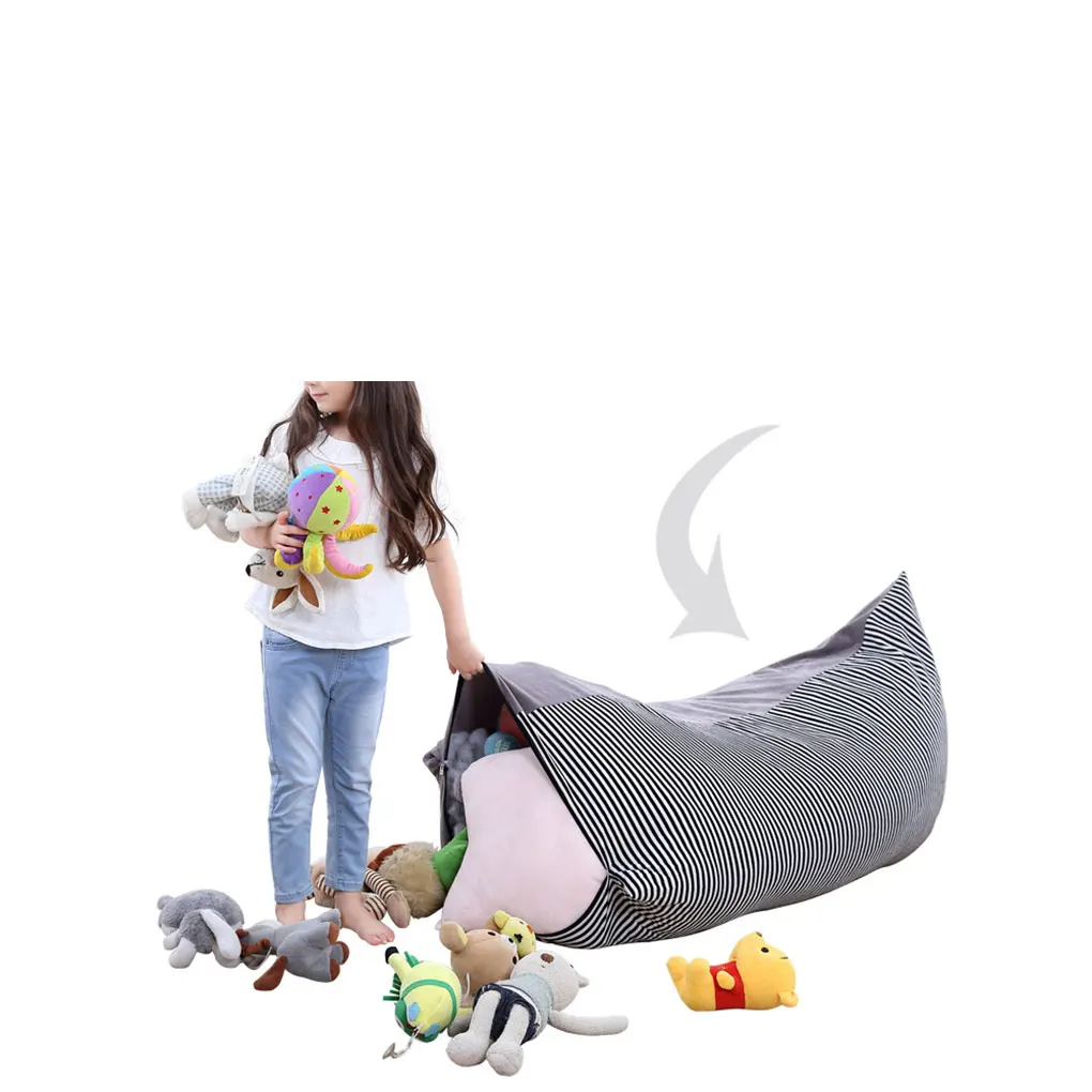 Экстра толстые игрушки организации мешок хлопок блендер большой мешок для хранения Дом Перемещение комнаты орга