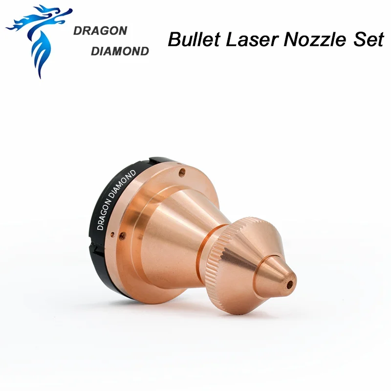 

Bullet Laser Nozzle Laser Base Single/Double Layer Caliber 1.0 - 4.0 For Fiber Laser Cutting Head Welding Machine 1064nm