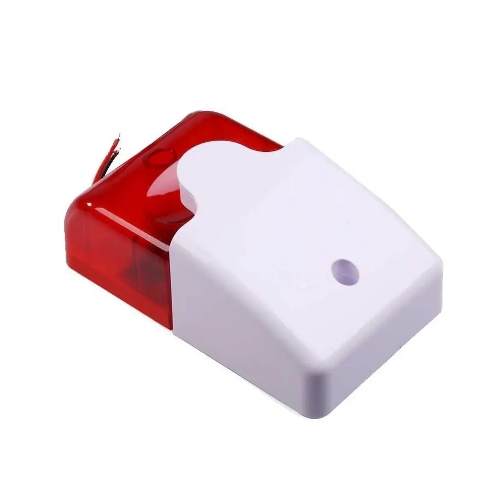 

MOOL 110dB, 6V - 12V Wired Alarm LED Strobe Light, Siren Home Security