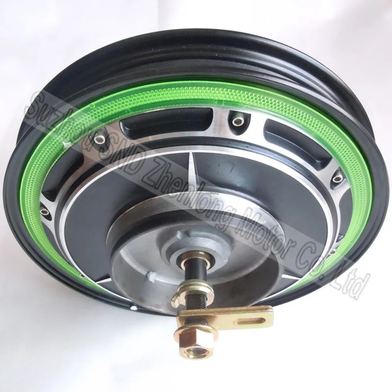 Clearance 14"brushless hub motor 48V 1000W  drum brake / strong torque wheel hub motor  G-M065 1