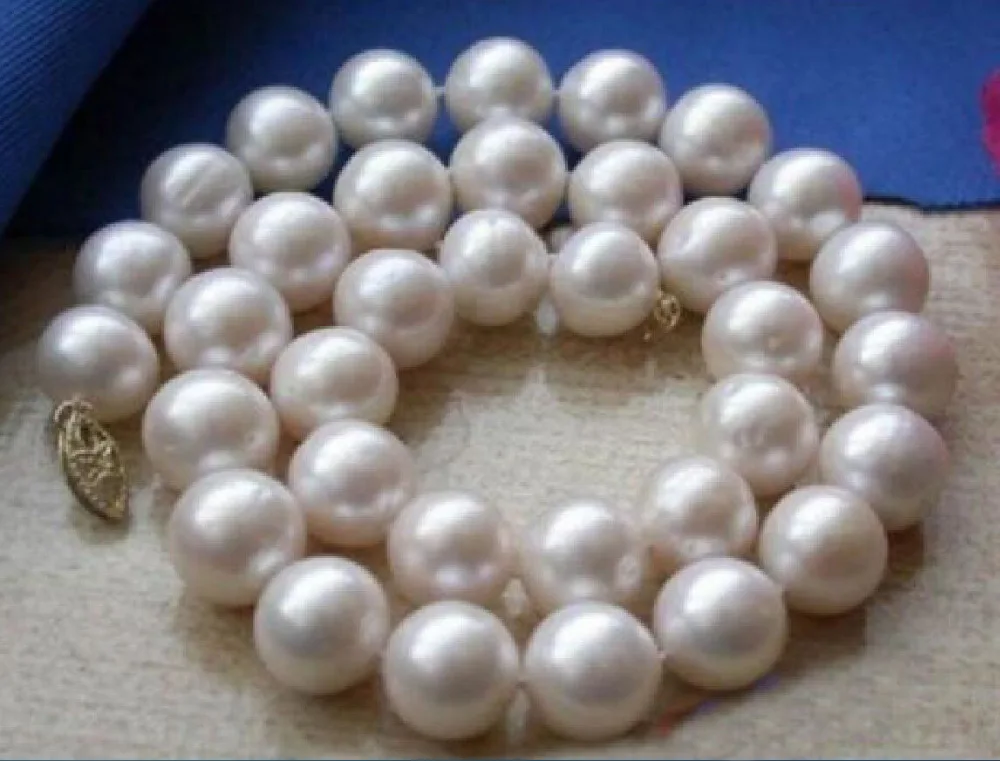 

Free Shipping >>> AAA 18" 10-11MM WHITE NATURAL ROUND PEARL NECKLACE 14K YELLOW GOLD CLASP