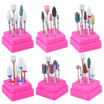 

Professional 8Pcs Nail Drill Bits Mill Manicure Machine Set For Manicure Pedicure Drill Bits Accessories