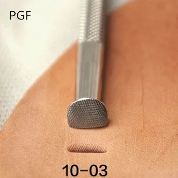 

PGF10-03 fine stainless steel Knock hypotenuse printed leather tools