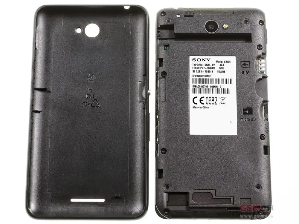 E4 разблокированный sony Xperia E4 1 ГБ ОЗУ 8 Гб ПЗУ 4," двухъядерный 5,0 МП GSM Android 3g мобильный телефон
