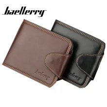 

buckle Wallet baellerry Luxury business casual men's wallet zipper buckle wallet Europe and America van wallet