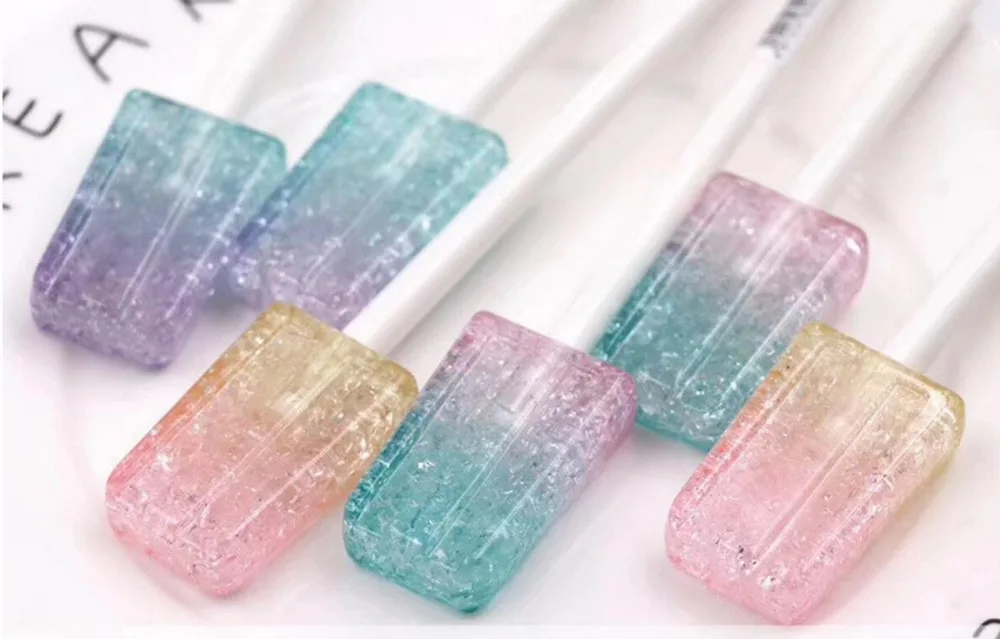 Корейская Popsicle мультипликационная гелевая ручка канцелярский призовой подарок kawaii офисная авторучка черная полная игла черные чернила 48 шт./лот