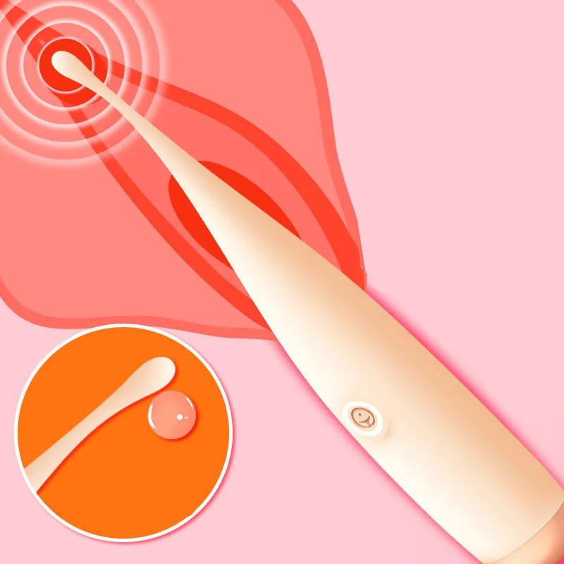 Clitoris Vibrator Clit Massage G spot Brush Stimulation Sex Toys For Women Masturbation High Frequency Vibrating Silicone Wand | Красота и