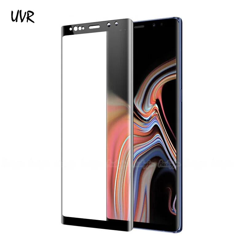 

UVR For S9 Plus Note 9 8 Tempered Glass 3D Full Cover Screen Protector For Samsung Galaxy S9 Plus Note 8 9 S9Plus Note9 Glass