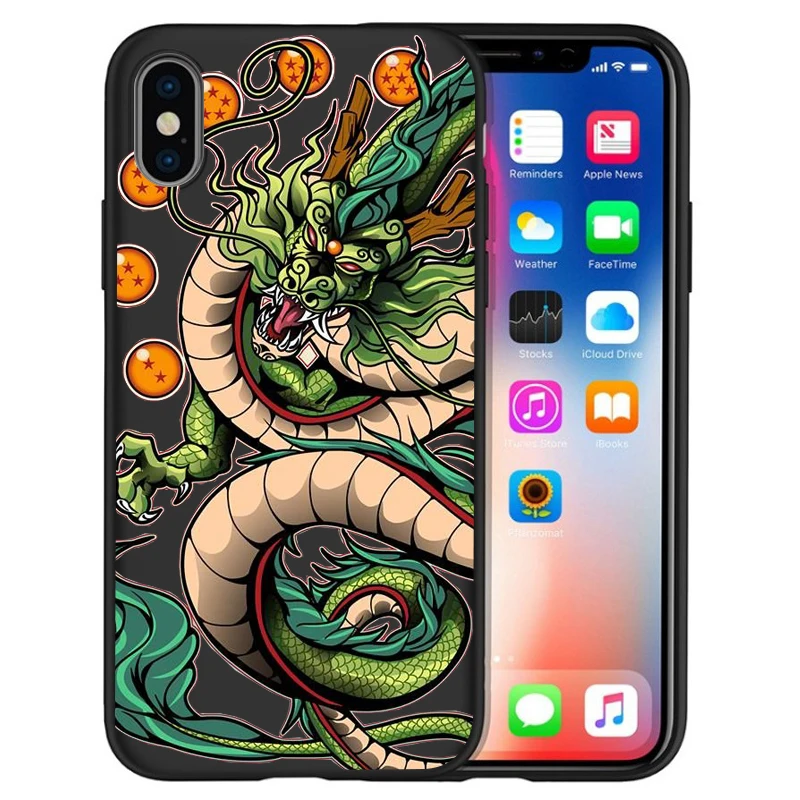 Роскошный чехол Goku Dragon Ball Super Saiyan Vegeta Dragon для iPhone XR 5 5S 6 6S 7 8 Plus X XS Max, мягкий силиконовый чехол Etui