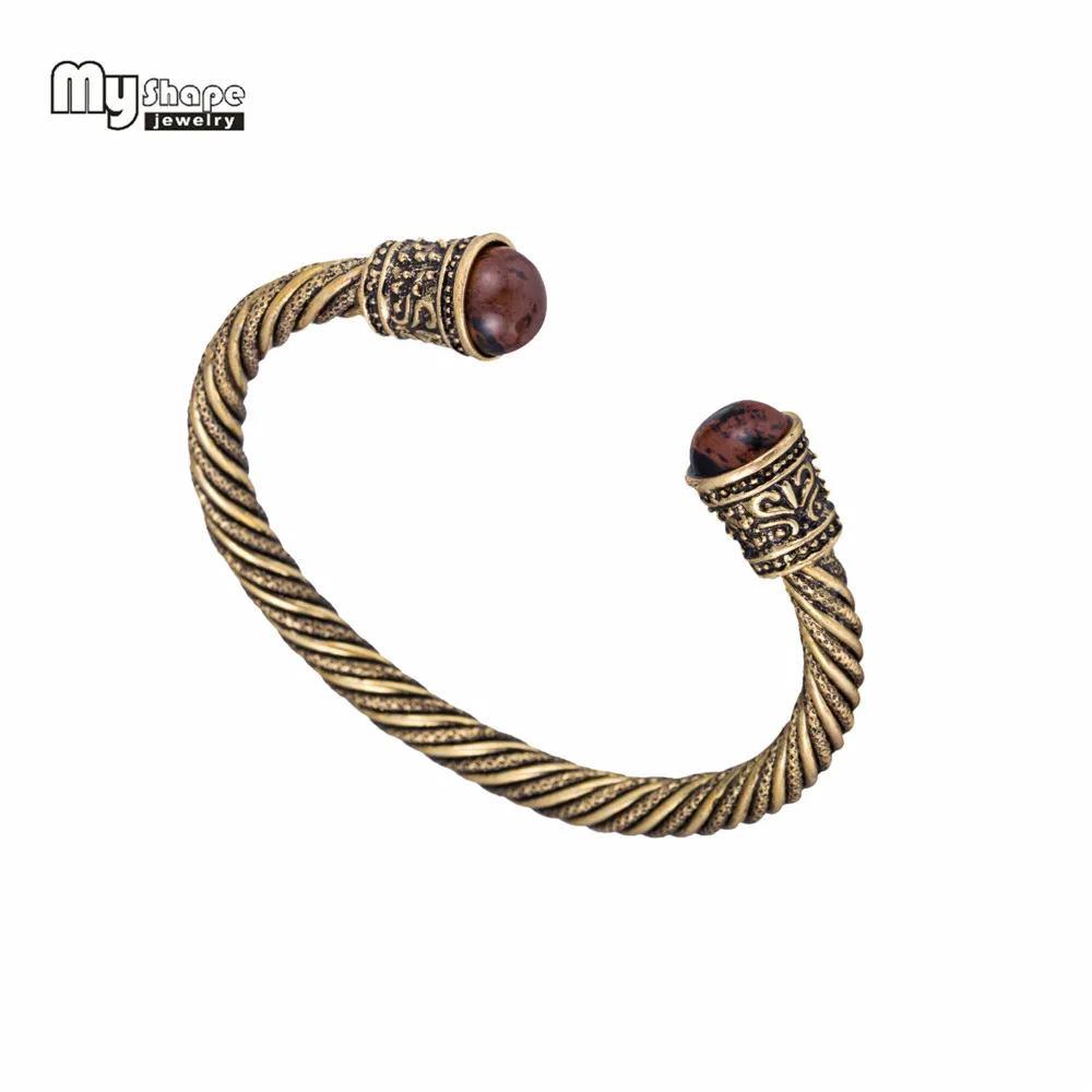 Antique Bronze My shape открывающийся браслет Викинг винтажный подростковый Браслет-манжета браслеты мужские браслеты на запястье для женщин языческие украшения Аксессуары - Окраска металла: Antique Bronze