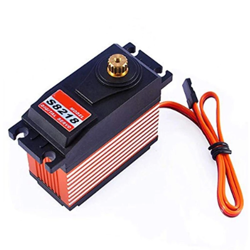 S8218 40Kg Metal Gear Digital 6V-7.4V High Torque Hv Servo For 1/5 Rc Car