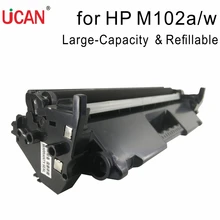 ФОТО for hp laserjet pro m102a m102w printer cf217a 217a 17a cartridge 2,000 pages  refillable toner