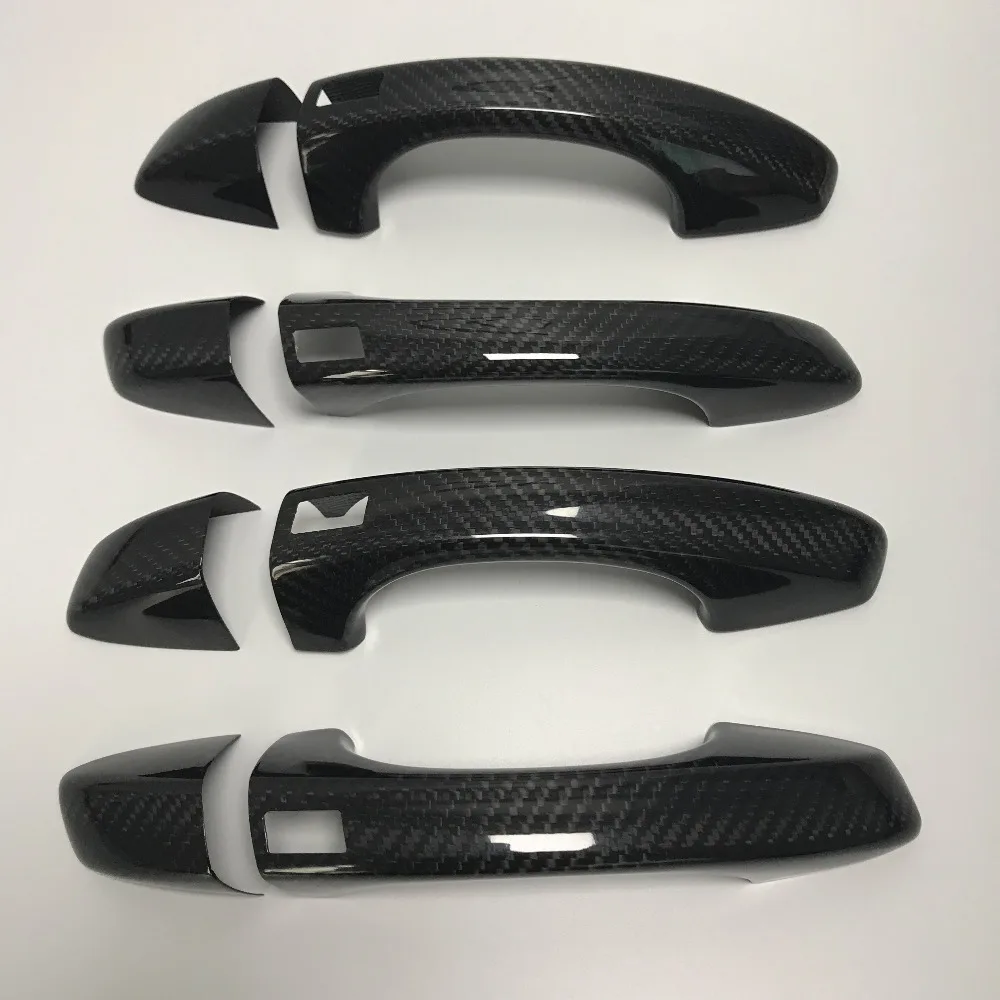Accessories Carbon Fiber Door Handle Cover Trim For VW GOLF 7 MK7 VII
