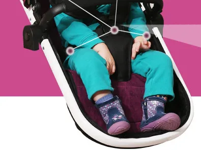 Русский роскошный детская коляска 3 в 1 высокая пейзаж трехмерная четыре круглые детские коляски коляски тележки