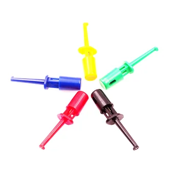 

20PCS 1.7'' Multimeter Lead Wire Kit Test Hook Clip Grabbers Test Probe SMT / SMD IC D20 Cable Welding Free Shipping