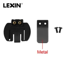 Il trasporto libero 1 pcs Clip In Metallo morsetto Set Accessori per il morsetto LX-R6 1200 M Bluetooth del Casco del motociclo Citofono citofono