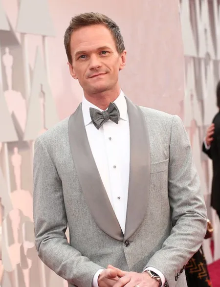 Нил Патрик Харрис Оскар серый смокинг шаль нагрудный джентльменский костюм 2 шт. мужские свадебные выпускные костюмы знаменитостей Блейзер terno masculino