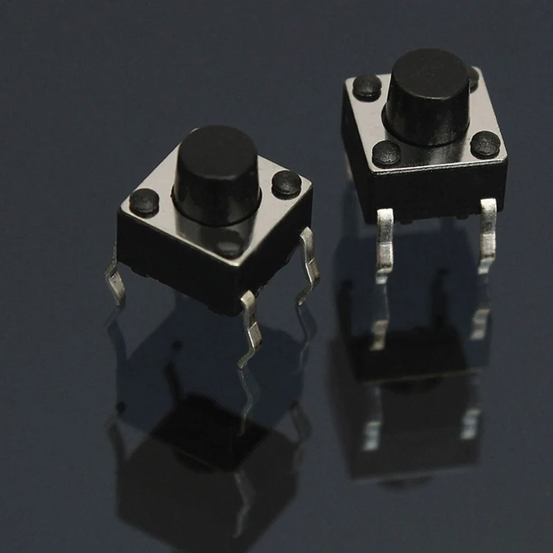 100 шт 4Pin микро тактильные кнопочные переключатели Mayitr миниатюрные мгновенные тактные кнопочные переключатели
