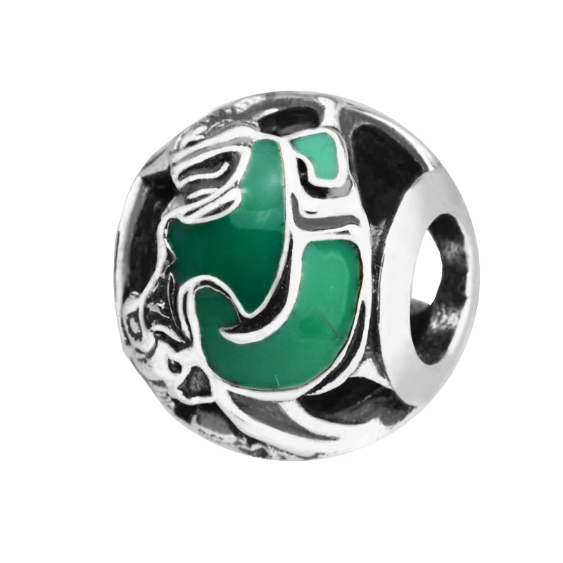 

DIY Beads for Jewelry Making Sterling-Silver-Jewelry Aurora's Fairy Godmother Bead Charms Silver 925 Berloque Perles