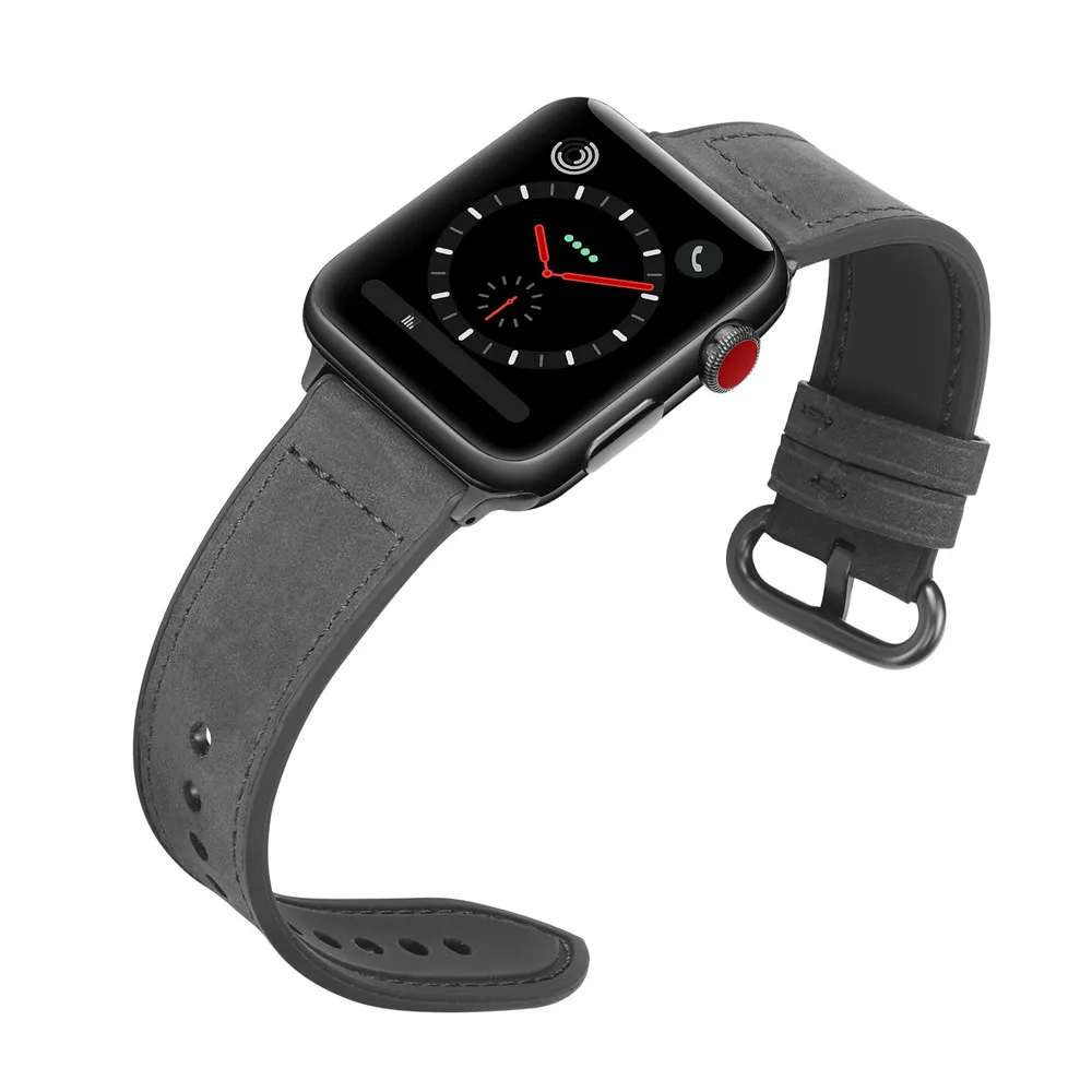 Для мужчин/Дамская мода ремешок для Apple Watch, 38, 42/40/44 мм кожаный браслет для наручных часов iWatch, ремешок Series 5 4 3 2 1 Аксессуары для часов