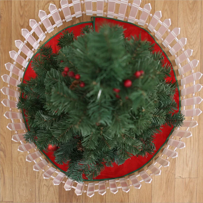 

12PCS/set Christmas Decorations for Home Fashion PVC Fence Decoration Beautiful Plastic Bars Home Accessories