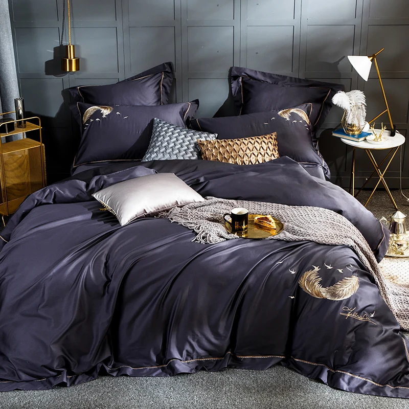 2018 100 cotton classic european style luxury Bedding Set .Duvet Cover