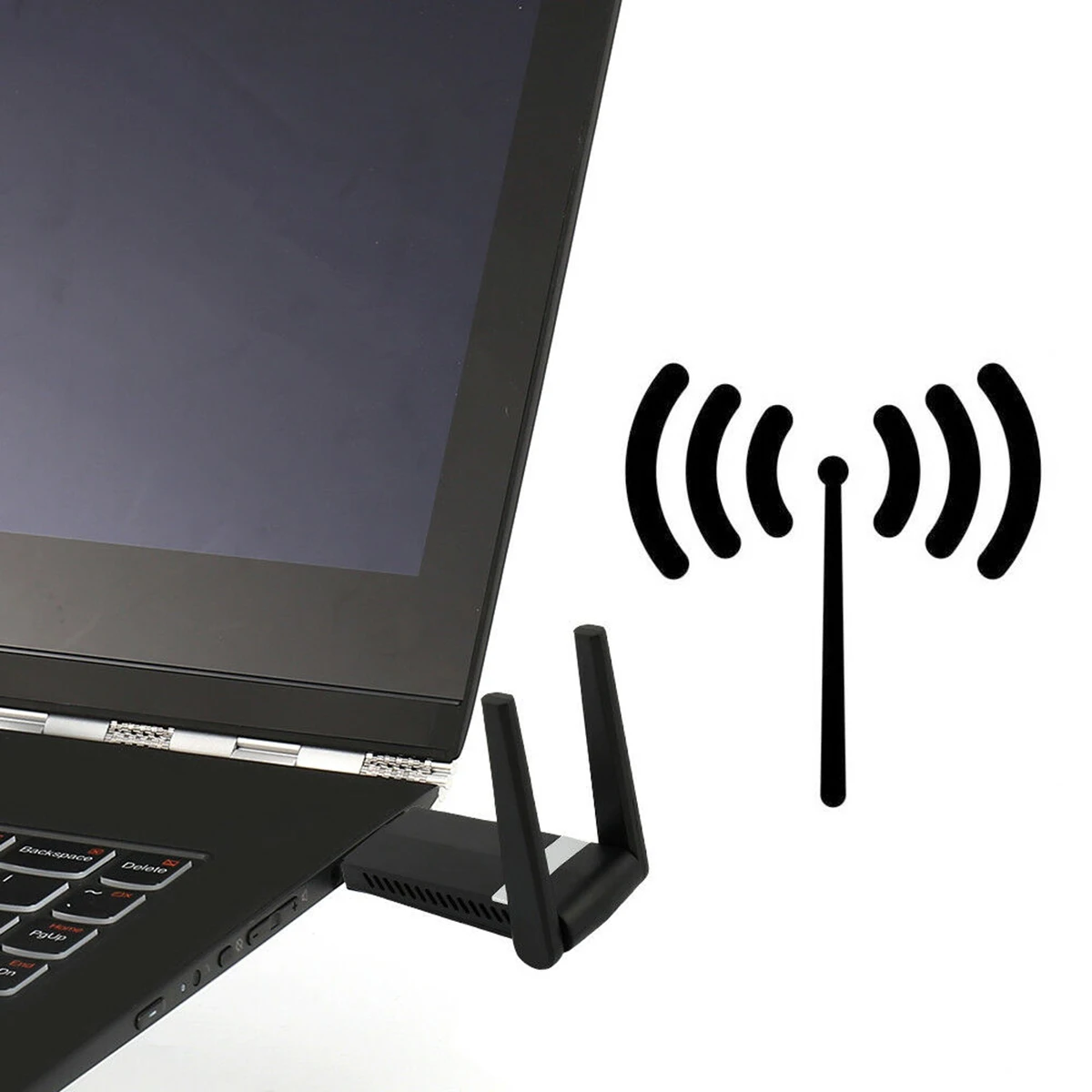 5.8GHz + 2.4GHz Dual Band USB WiFi Dongle 11AC 1200Mbps USB3.0 Wireless LAN Adapter photo