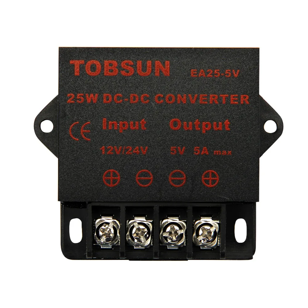 12V 24V to 5V 5A 25W DC DC Converter Power Supply Adapter Step Down Regulator Electronic Transformer for LED Strip TV Speaker Camera (3)
