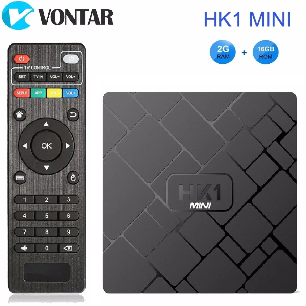 

Android 9.0 Smart TV BOX HK1 mini 2GB 16GB Rockchip RK3229 Quad core WIFI H.265 HEVC 4K 3D Set Top Box Media Player