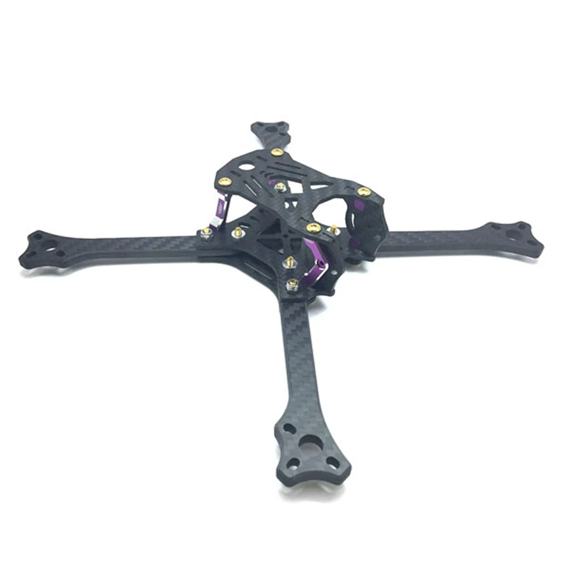 

3B-R 211 Positive X Arm Frame Kit 211mm Wheelbase RC Quadcopter FPV Racing Drone 5mm Arm Carbon Fiber 72g VS GEPRC Frame Kit