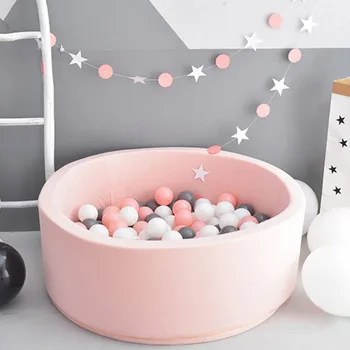 

Dry Pool For Children Infant Ball Pits Round Foldable Ball Pool Ocean Ball Playpen Toy Soft Colorful INS Baby Fence Room Decor