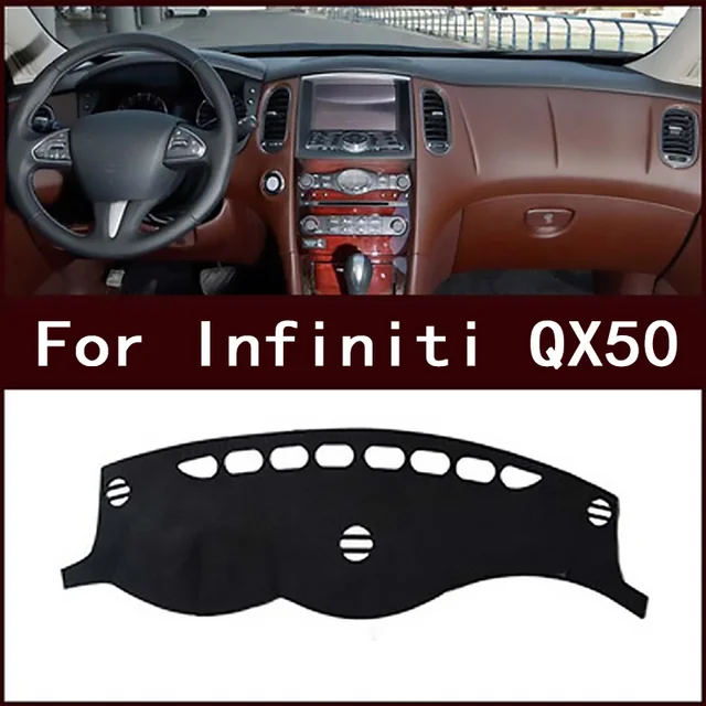 CNparts Auto Car Dashboard Covers Mats For Infiniti QX50 G25 G35 G37