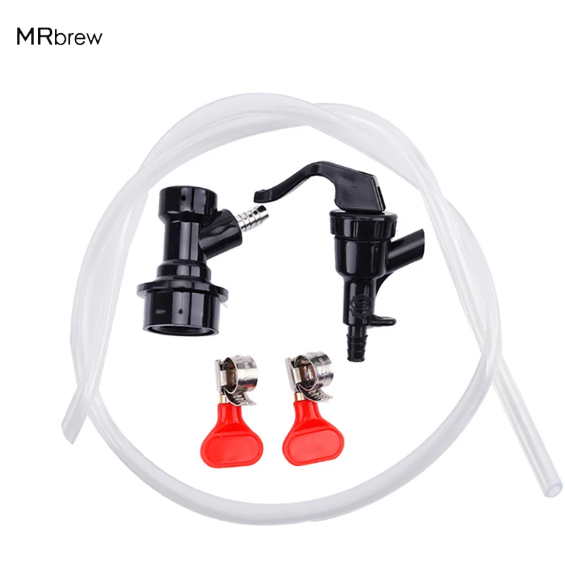 

Beer Line Assembly,Ball Lock and Picnic Tap Faucet with 39.4'' inch Beer Line Disconnect for Draft Beer Homebrew