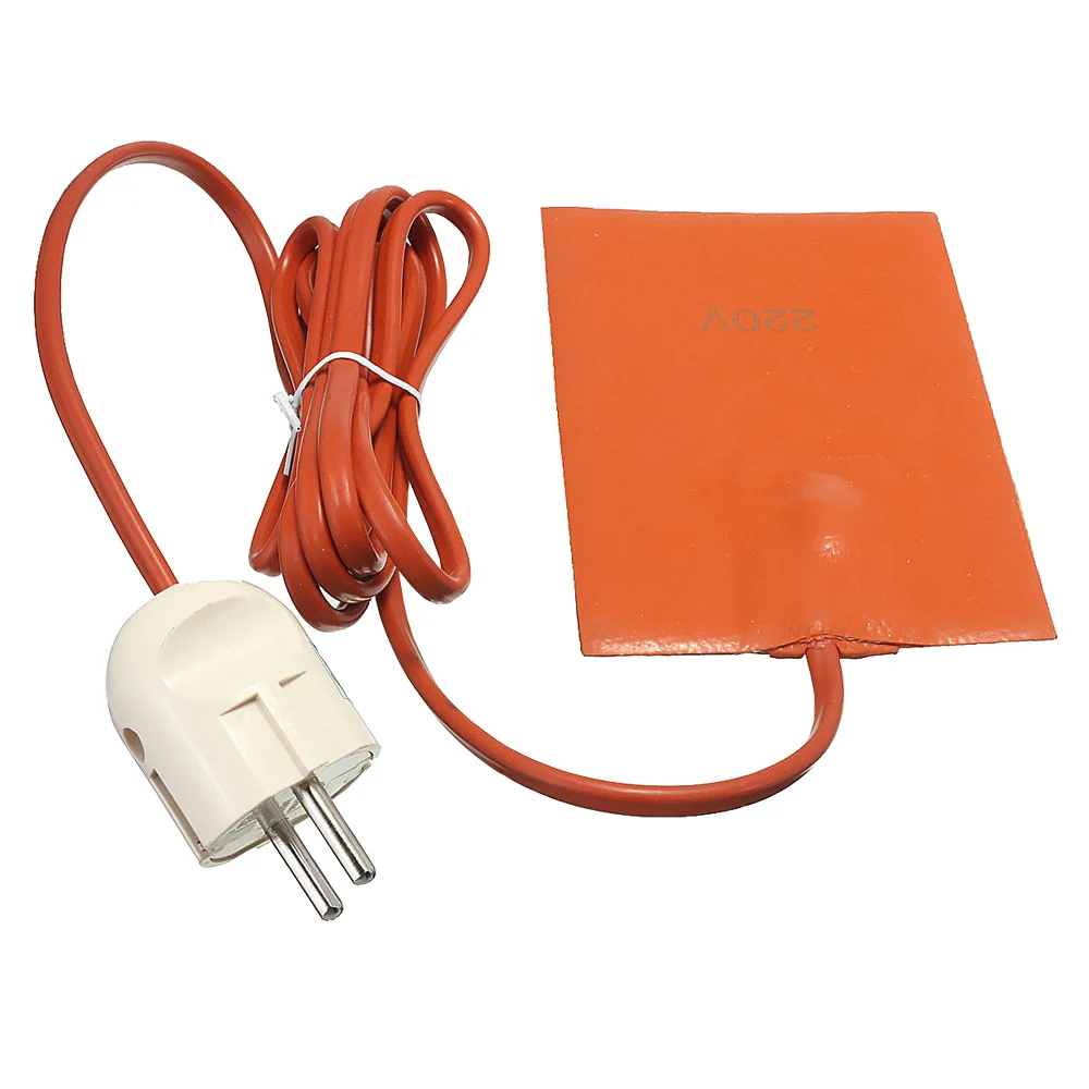 WHDZ car Engine Oil Pan Sump Tank Heater Pad 250W Silicone oil <br />heating Pad Engine Oil Tank Wear Protect With EU Plug 220 240V-in Heater<br /> Parts from Automobiles 