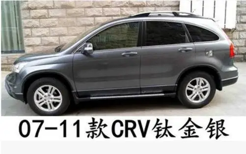 Краска заднего крыла багажник спойлер для 07-11 Хонда сrv CR-V 2007 2008 2009 2010 2011 быстро, EMS(7 цветов - Цвет: Titanium Silver