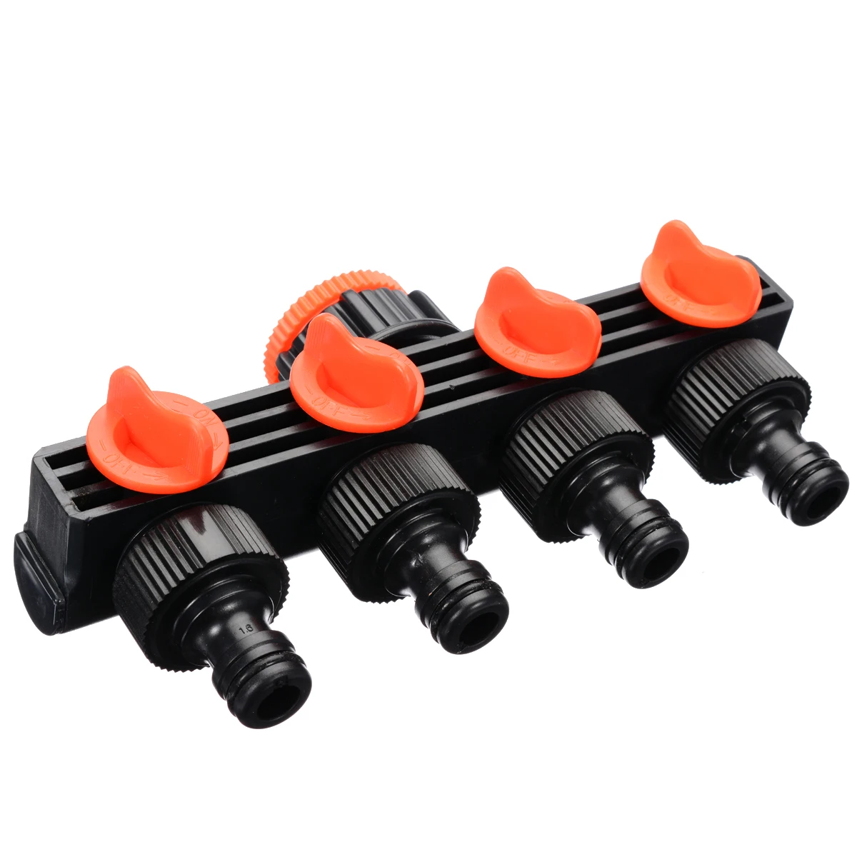 4 Way Garden Water Tap Connectors Hose Pipe Splitter Quick Connectors Adaptor 1/2 inch Hose Watering Irrigation Garden Supplies
